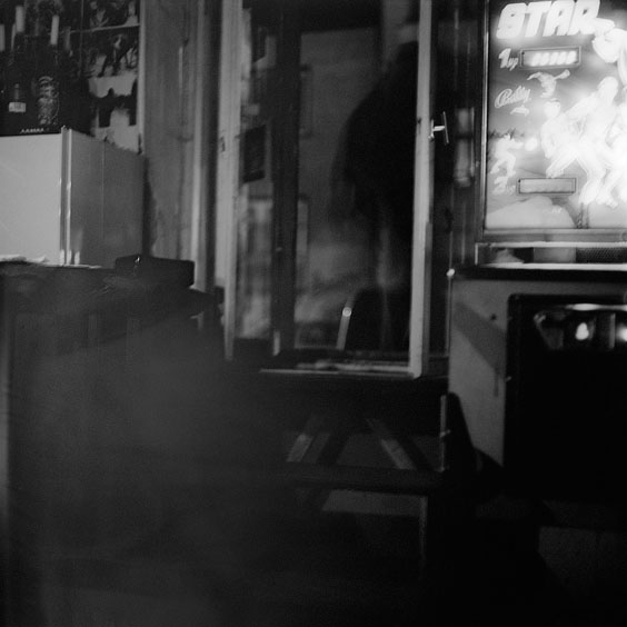 A visitor leaves the cinema through the window. Image: Michel Meijer