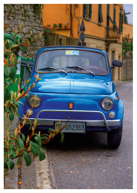 Fiat 500 - Fiesole, Italien 2008. Foto: Thomas Baron 